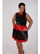 Classis Dorina ruha fekete-piros - 44