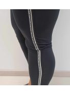 Maya Longa Fekete Oldalt Írásos Leggings