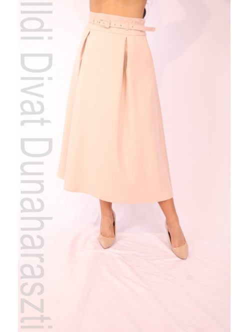 Mystic Day Beige Midi Szoknya