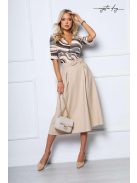 Mystic Day Beige Midi Szoknya