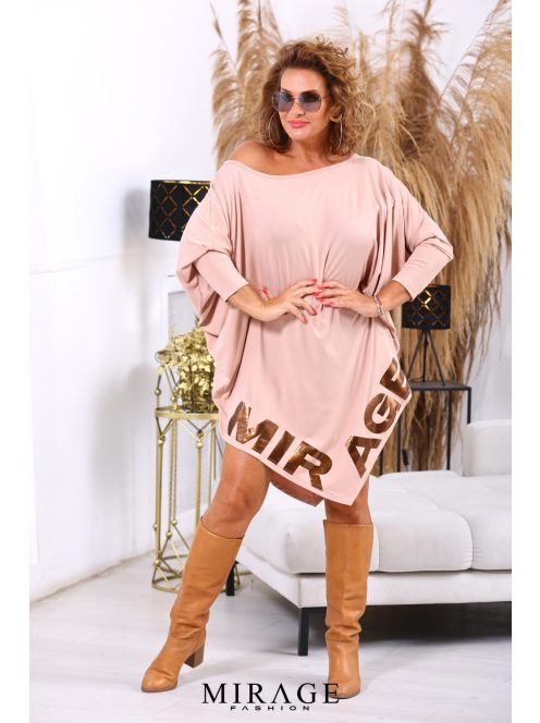 Mirage Fashion Tánya Beige Tunika+Öv