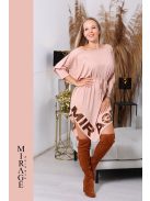 Mirage Fashion Tánya Beige Tunika+Öv