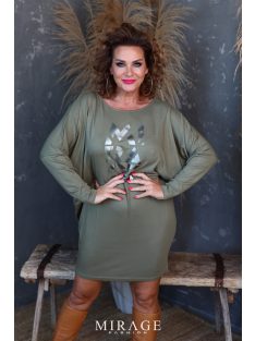 Mirage Fashion Khaki Púder Tunika