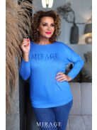 Mirage Fashion Pipacs Kék Felső