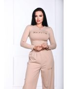 Nazyra Beige Violet Szett