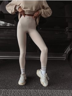 O'la Voga Beige Iggy Leggings